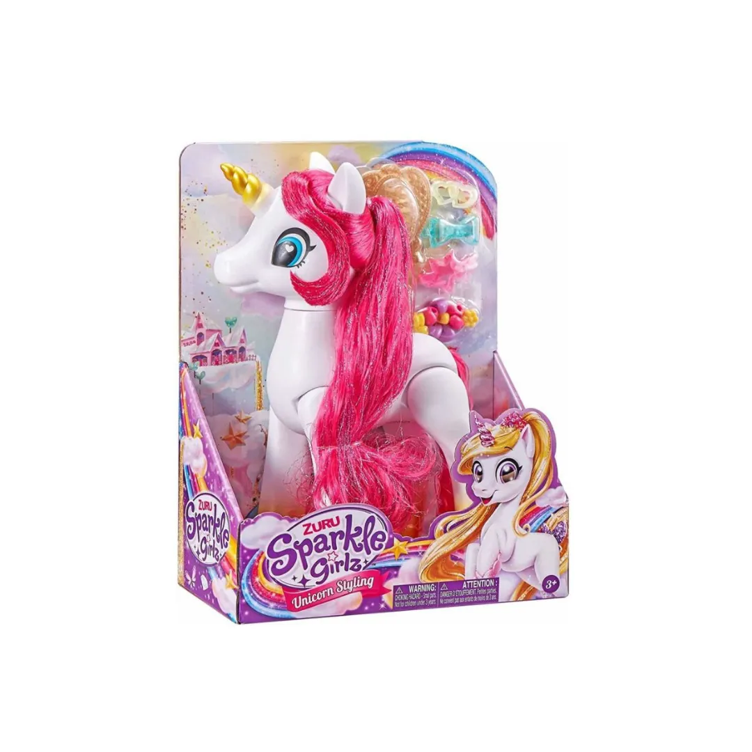 Unicornio Sparkle Girlz con Accesorios - Imagen 3