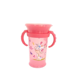 Vaso Antiderrame 360º Santolee 10 onz – Coral