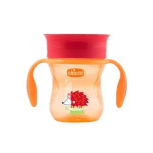 Vaso Etrenador 12m+ Perfect Cup 360 Naranja Chicco – 4122