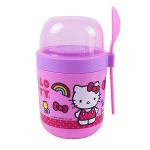 Vaso Porta Yogurt y Cereal Scool Hello Kitty