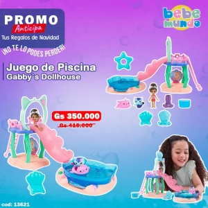 Juego de Piscina con Casa de Muñecas Gabby DollHouse – 13621