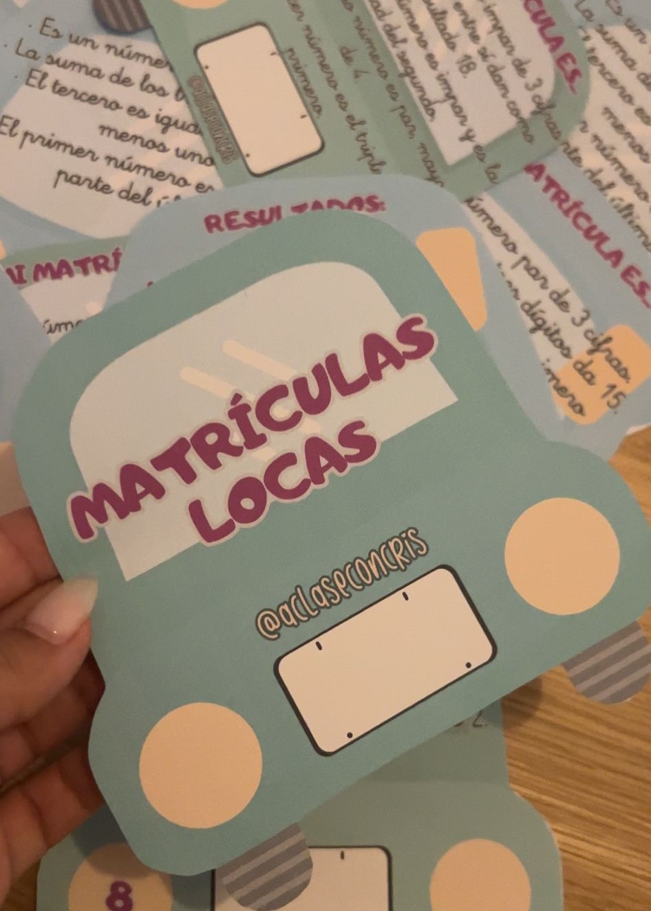 MATRÍCULAS LOCAS
