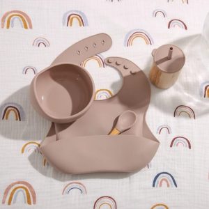 Kit alimentación para bebés Rosa viejo