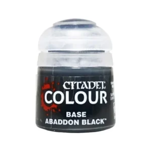 Citadel Colour – Base: Abaddon Black (12 ml)