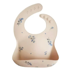 Babero Deluxe (Beige Flower)