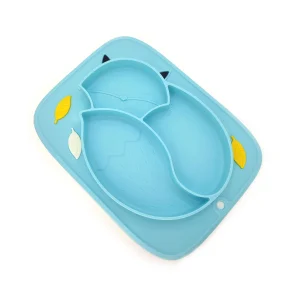 Bandeja silicona gatito (Celeste)