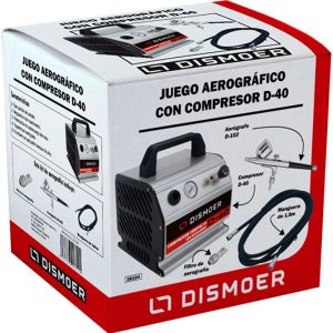 Conjunto Aerógrafo con Compresor D-40