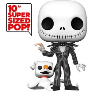 Funko Pop Disney 809 Jack Skellington con Zero 10″