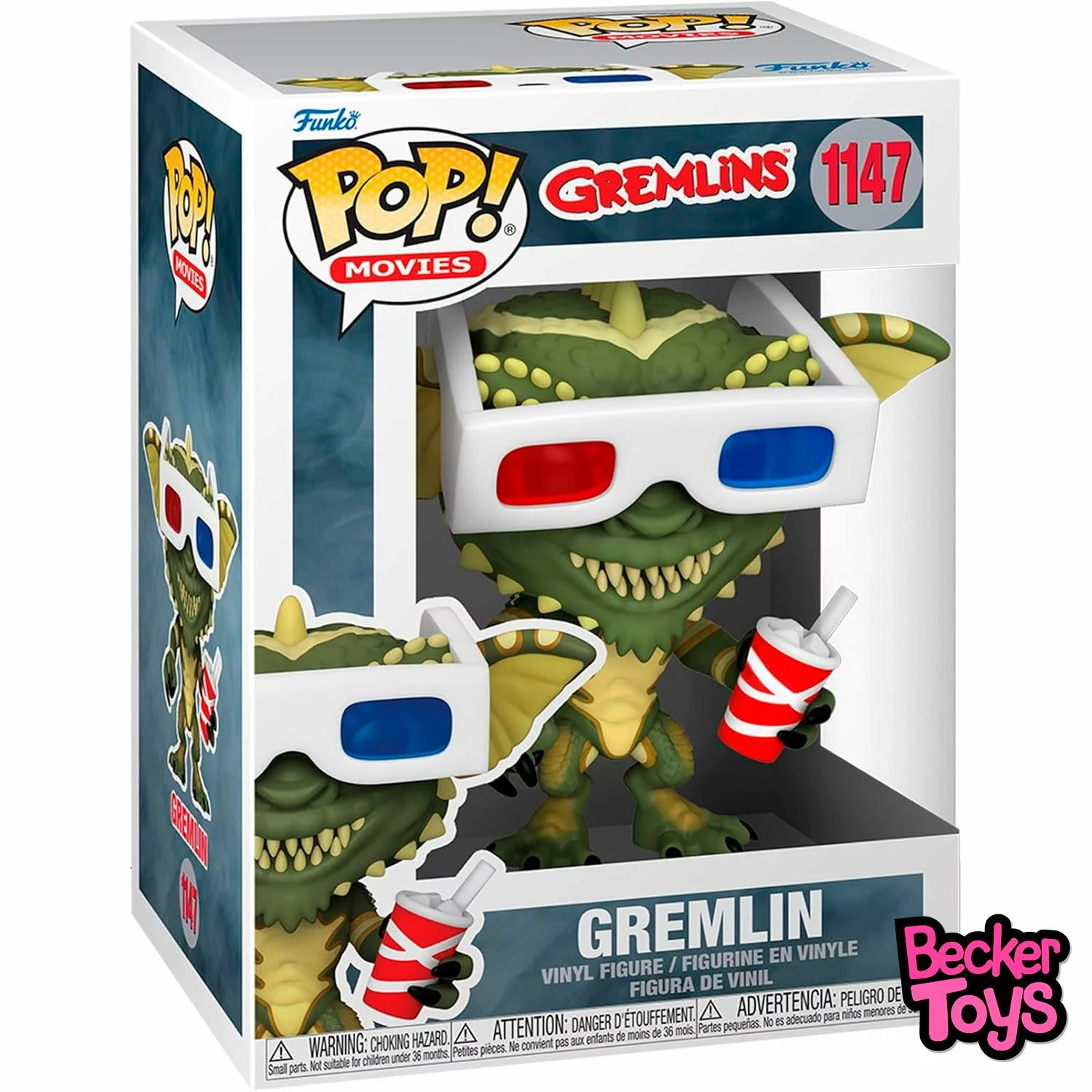 Funko POP! Movies Gremlin with 3D Glasses - Imagen 2