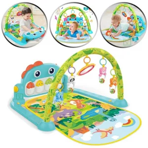 Gimnasio para Bebe con Piano Musical 3 en 1 (Dinosaurio)