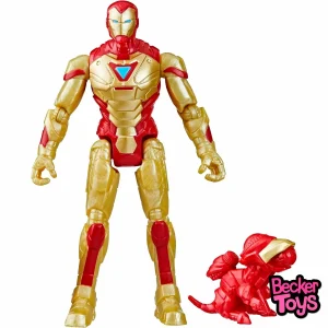 Marvel Mech Strike Mechasaurs Iron Man 10cm