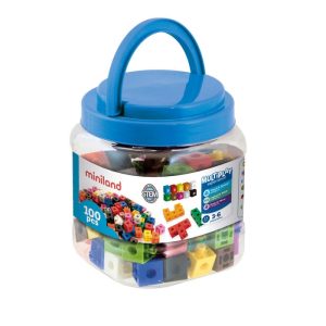 JUEGO CUBOS PARA JUEGO MATEMATICO 100 PCS. POLICUBOS