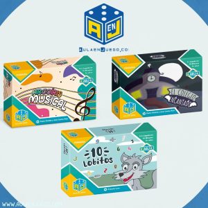 PACK 3 JUEGOS AeJ: 10 LOBITOS-EL COLEGIO ENCANTADO-ARCOÍRIS MUSICAL