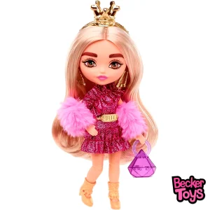 Barbie Extra Mini Corona Dorada