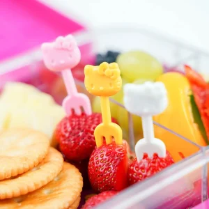 Mini tenedores Hello Kitty Pink set x10