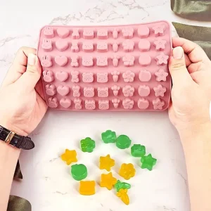 Molde silicona para gomitas Kawaii