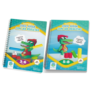 PACK 2 CUADERNOS: COCO JUEGA CON LAS REGLETAS I y II