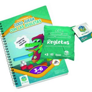 PACK CUADERNO REGLETAS 3-6 AÑOS + SET DE REGLETAS