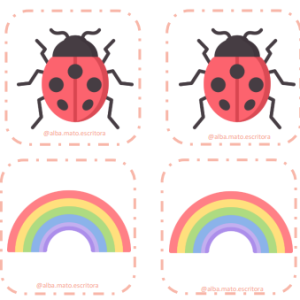 Memory con pictogramas de primavera