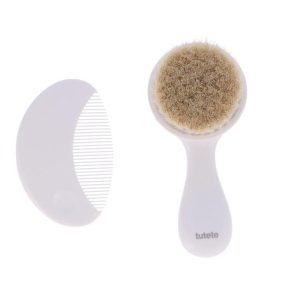 Set Peine y Cepillo Tutete Blanco