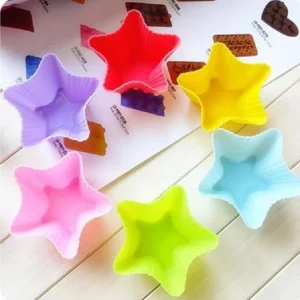 Pirotines de silicona estrellas Set x 03