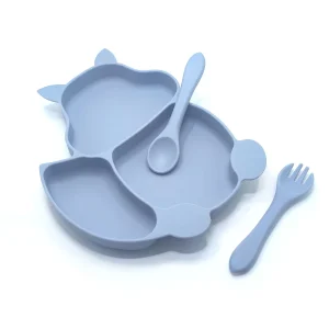 Plato Ardilla con cubiertos de silicona