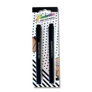 Plumones tinta comestible x 2 und Negro