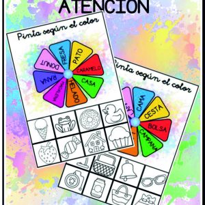PLANTILLAS COMPRENSIÓN: ¡PON COLOR!