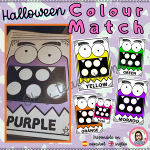 Colours monster en inglés