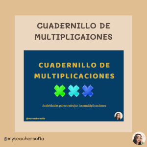 CUADERNILLO DE MULTIPLICACIONES