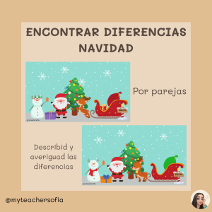 Encontrar diferencias: versión Navidad