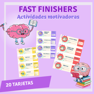 Tarjetas fast finishers