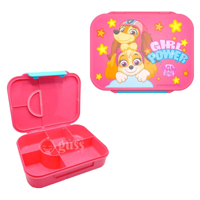 Taper Bento 6 divisiones Scool Paw Patrol Skype - Imagen 2